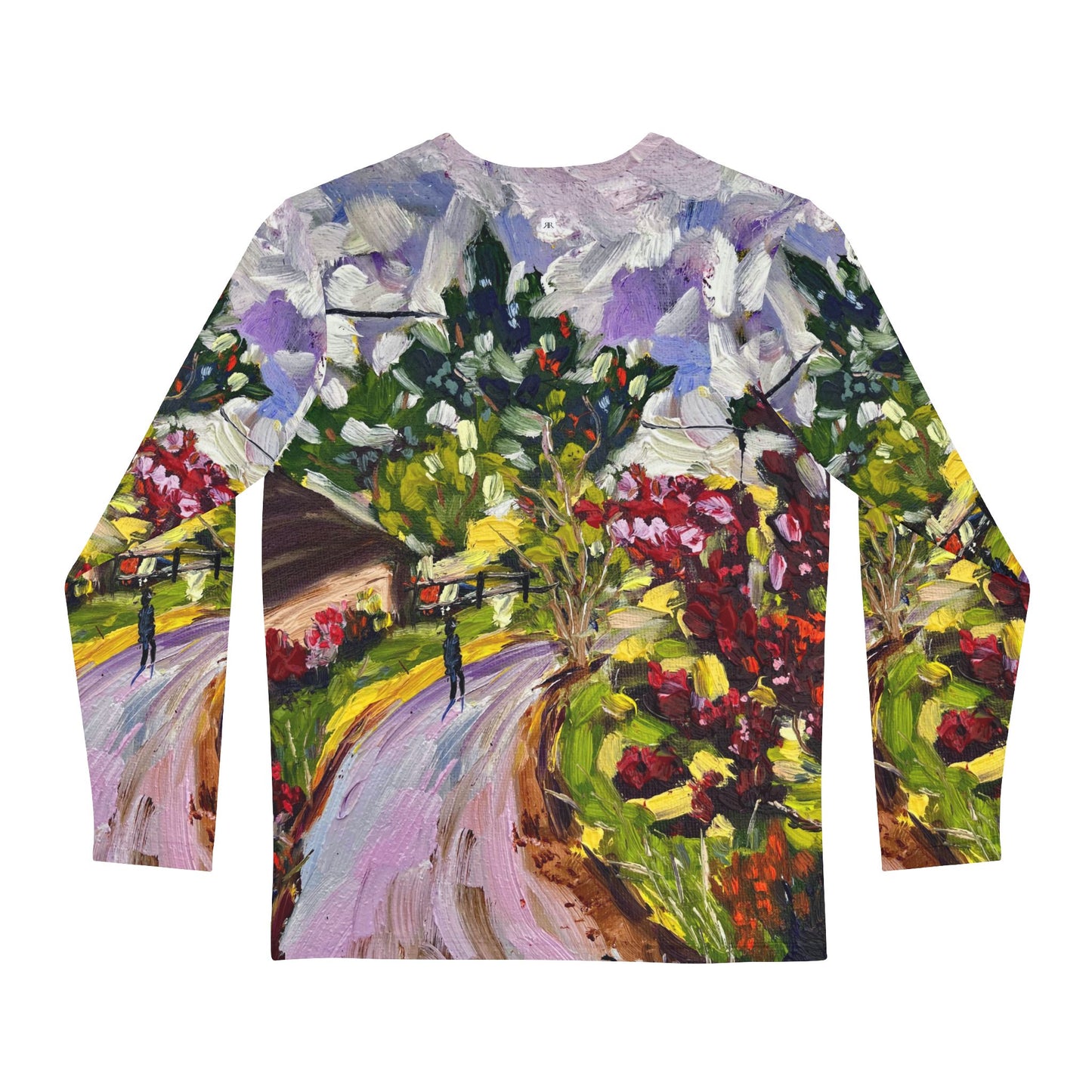 Men's Long Sleeve Shirt - Unique Classic Tee-Dreamy Walk in Churchill Cotswolds