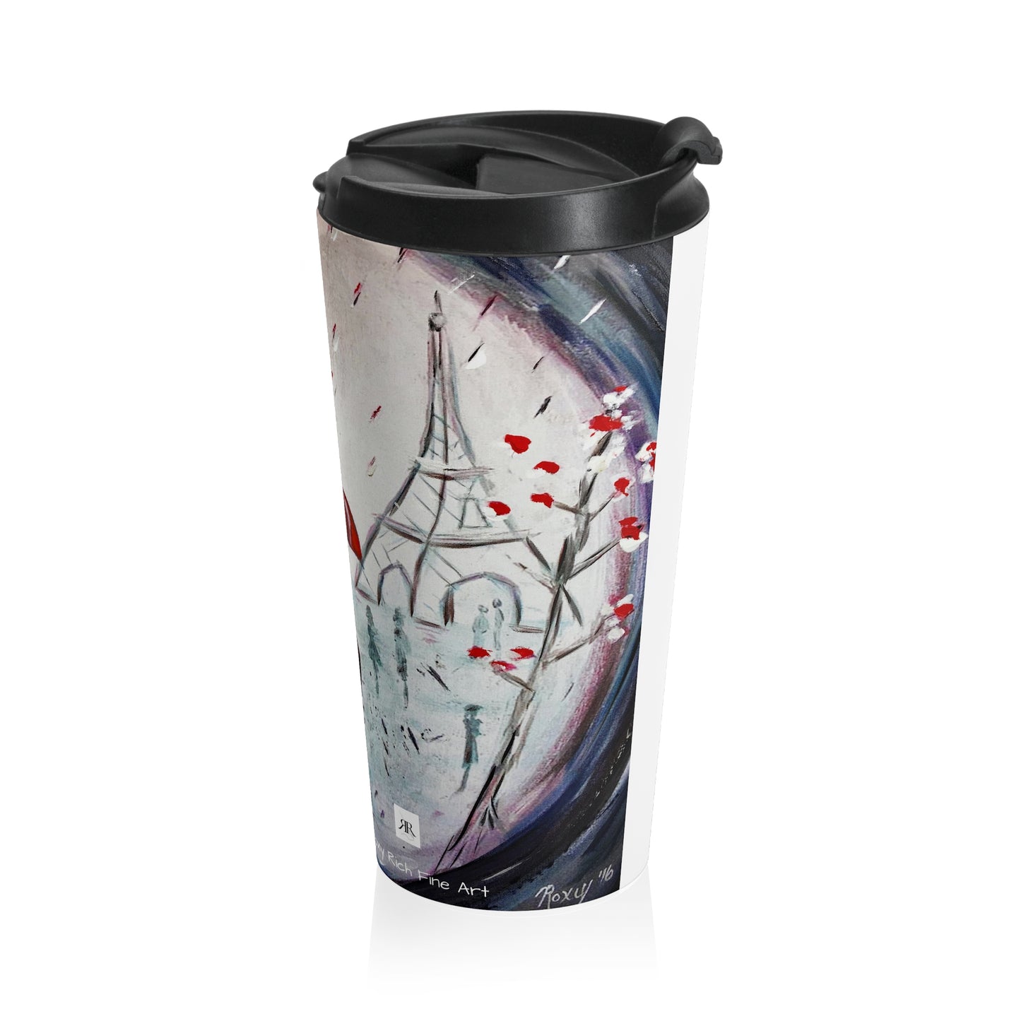 I only have eyes for You Couple in Paris Romantic Stainless Steel Travel Mug