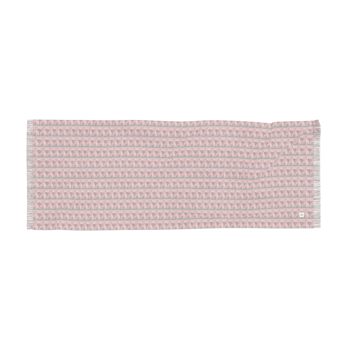 Colorful Scarf — Artistic Lightweight Neck Wrap- Pink Martini