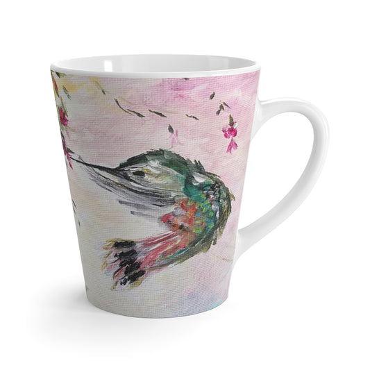 Mug - Hummingbird with Fuchsias-Made in and Ships from USA