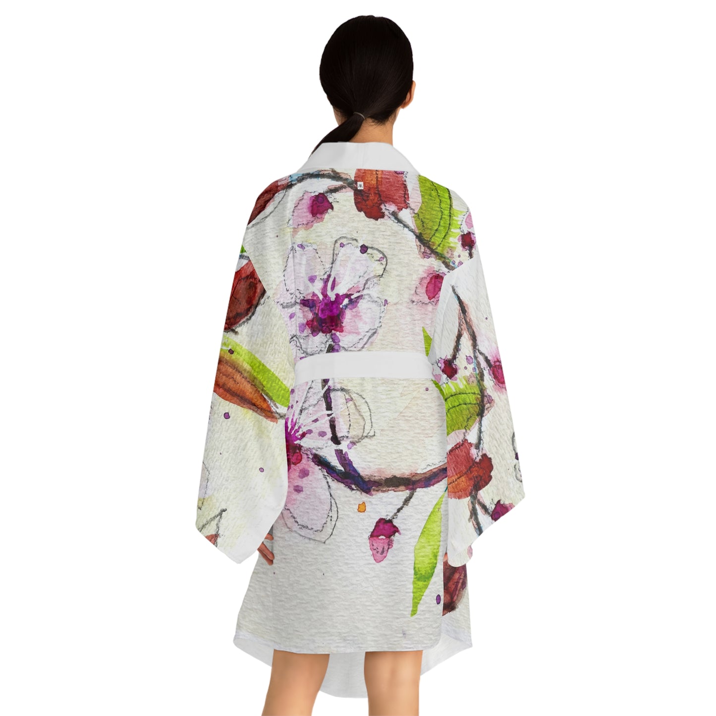 Kimono Robe - Elegant Cherry Blossoms