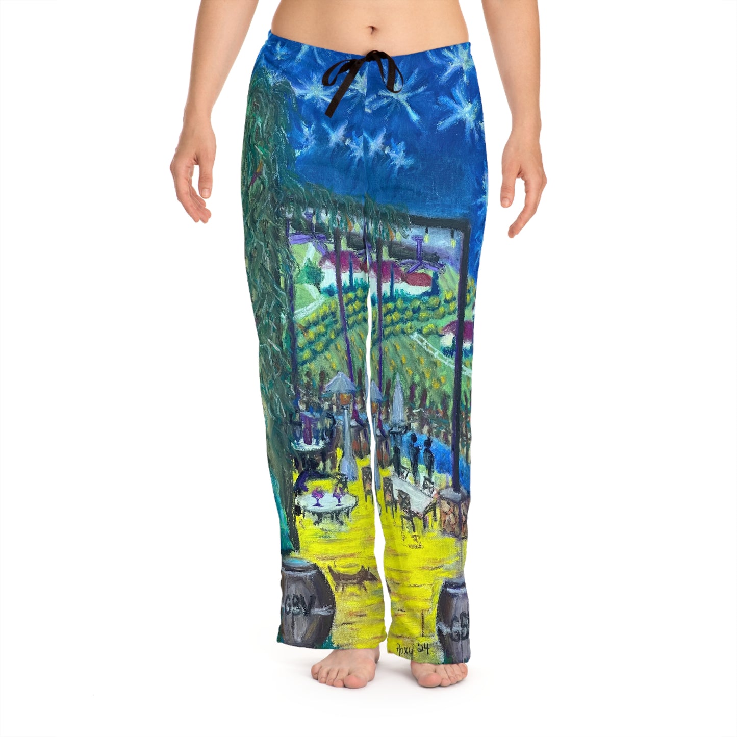 Pajama Pants - Twilight in Temecula GBV- Women's Pajama Pants