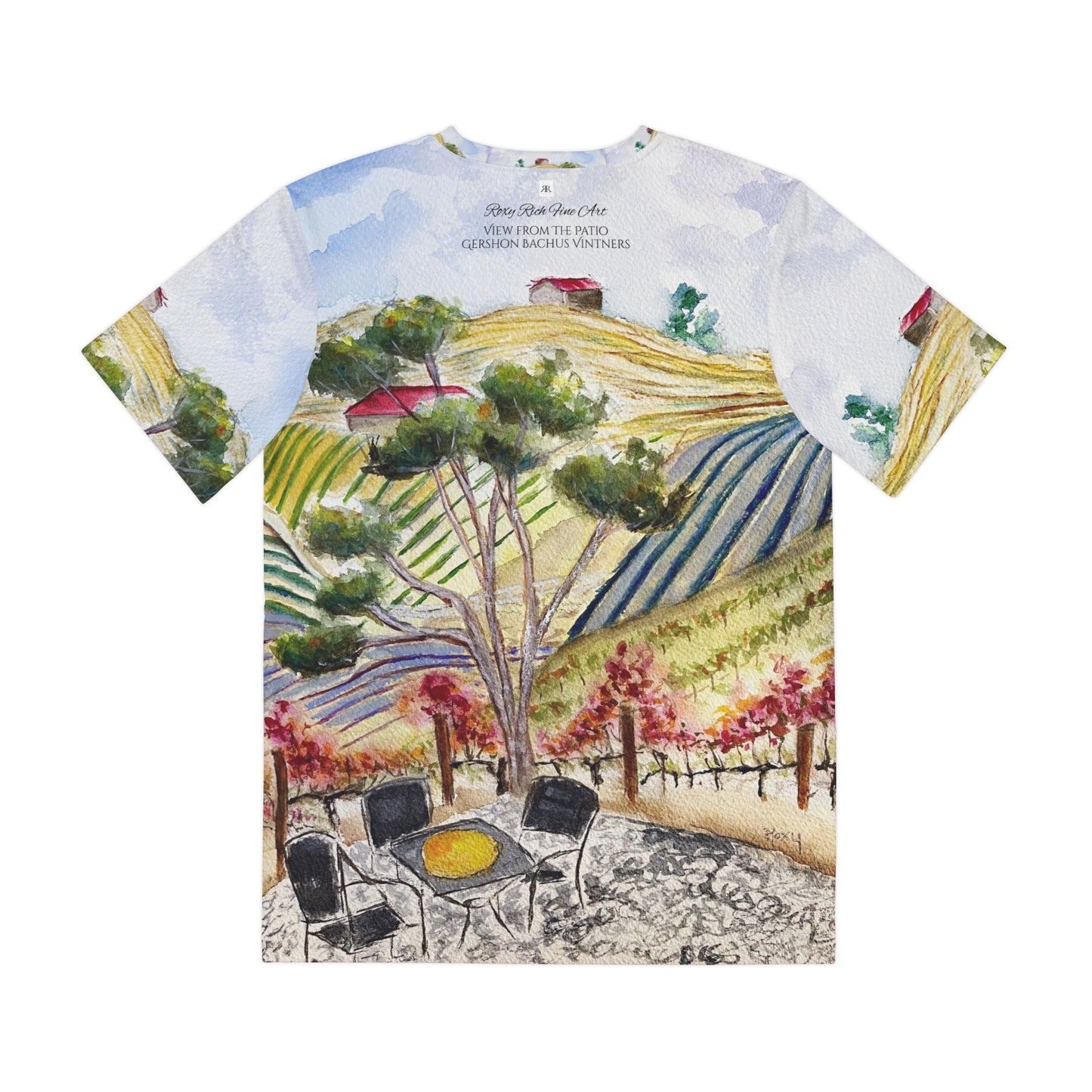 Men's Poly Tee - View from the Patio- GBV