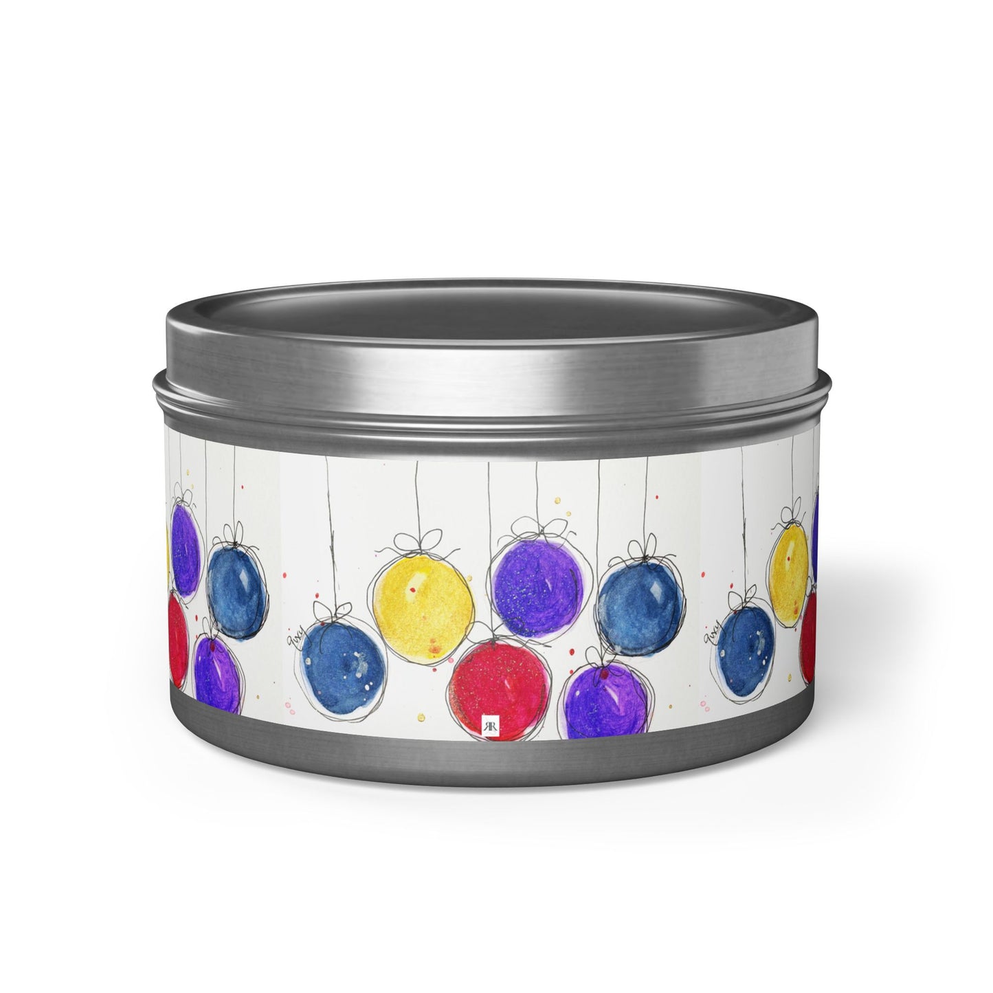 Tin Candle-Christmas Balls
