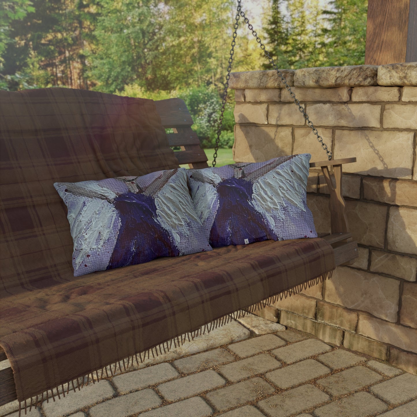 Guiding Angel Outdoor Pillows