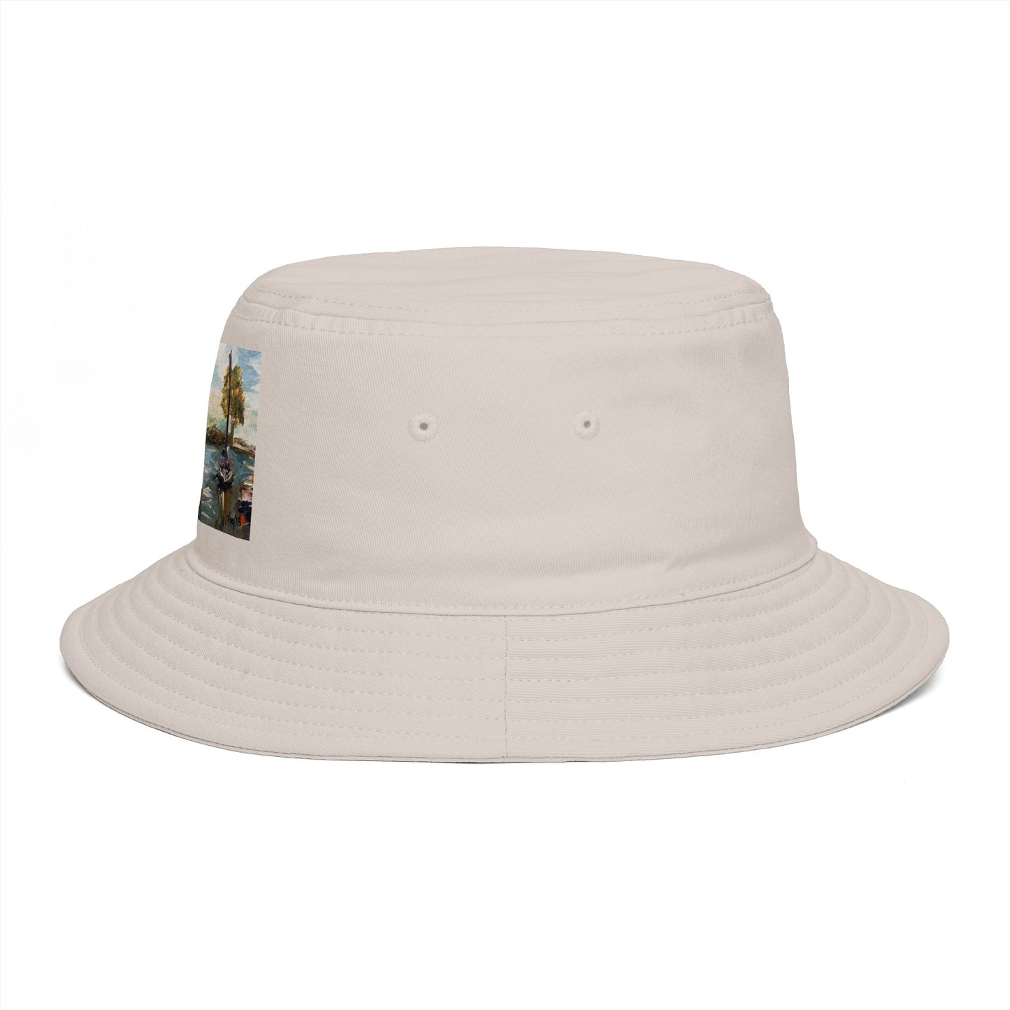 Roxy Rich Fine Art  Harbor Sail- Bucket Hat — Stylish Durable Travel Hat
