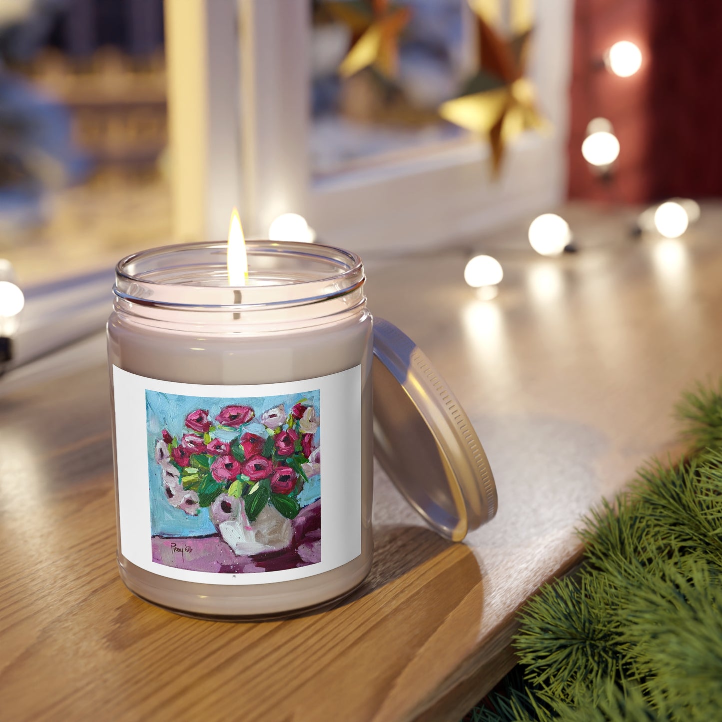 Scented Candle 9oz-Blushing Blooms