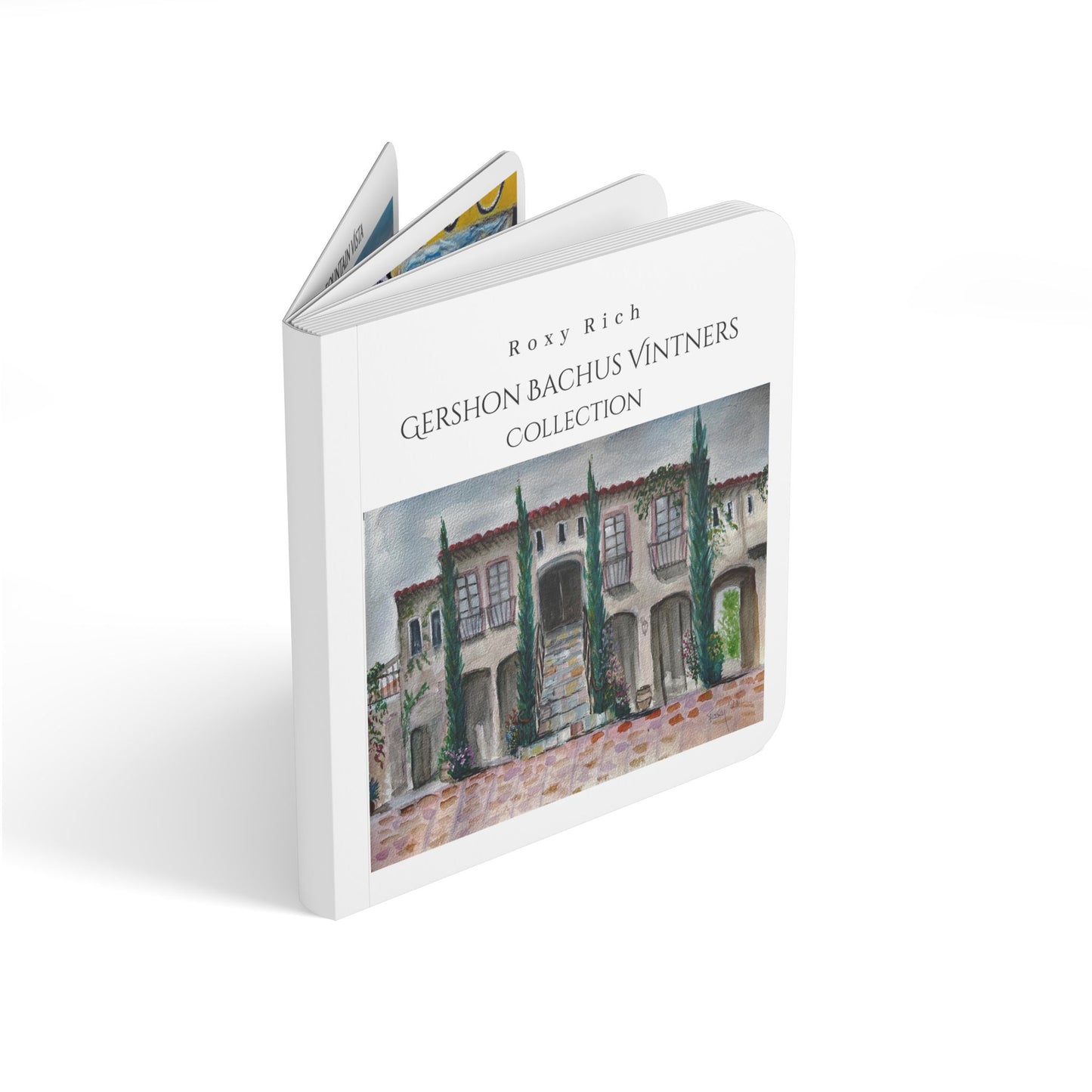Gershon Bachus Vintners Collection Board Book — Roxy Rich Vineyard Landscapes Gift