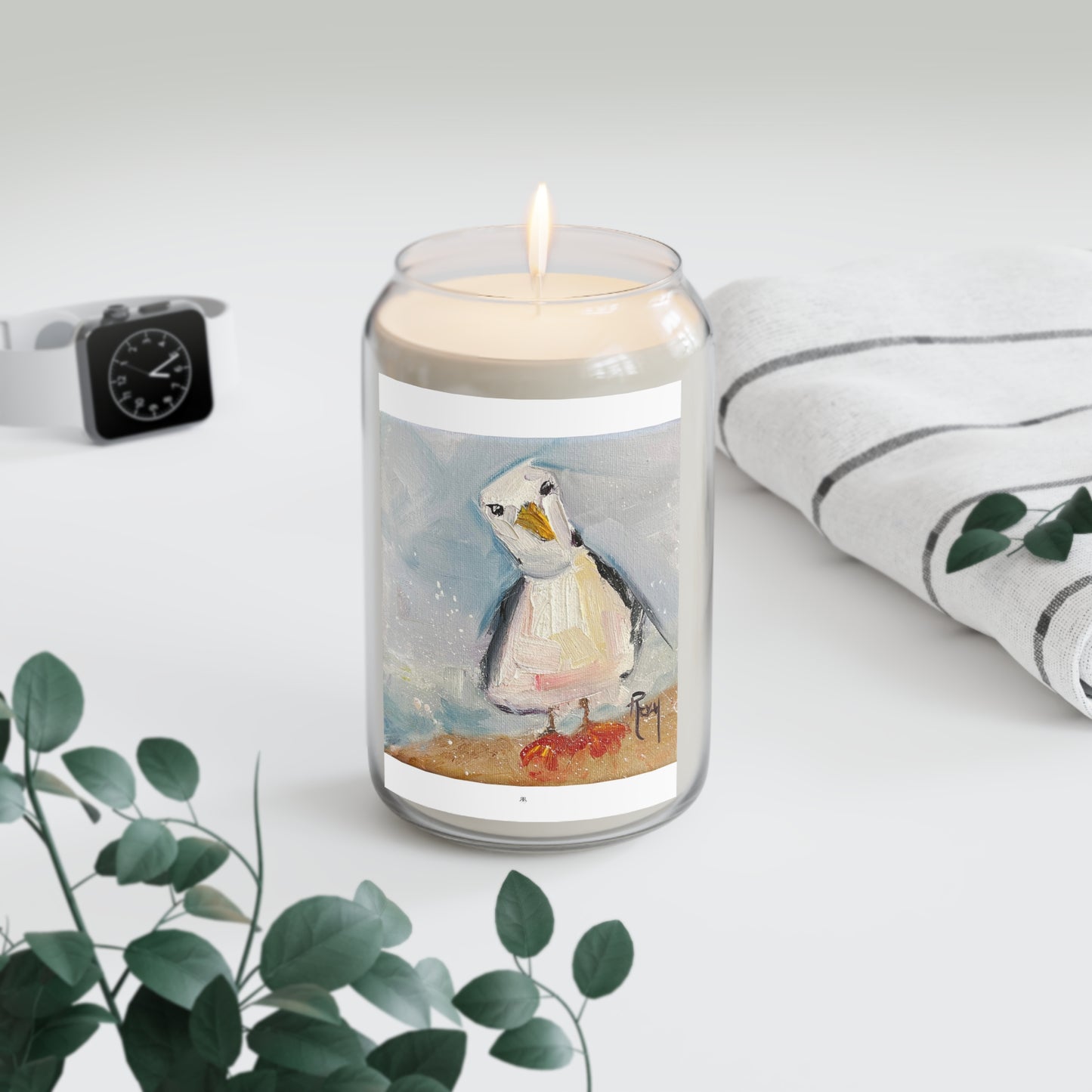 Inquisitive Seagull Scented Candle, 13.75oz