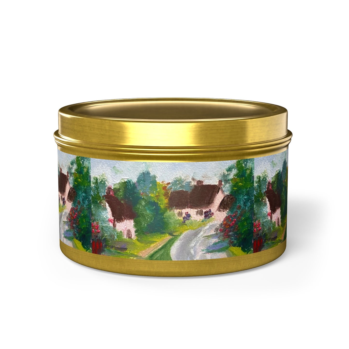 Little Cotswolds Village Tin Candle