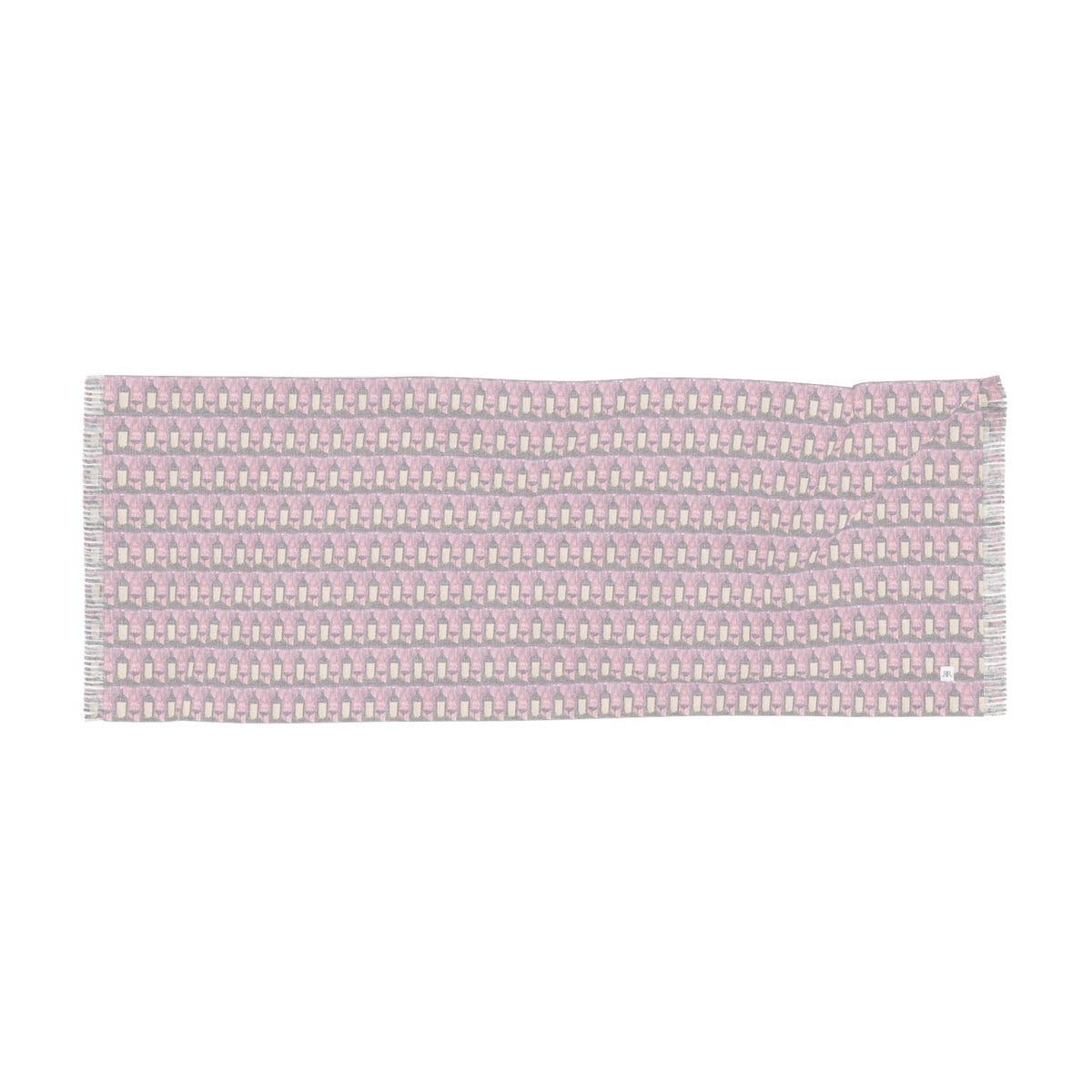 Colorful Scarf — Artistic Lightweight Neck Wrap- Porta Accanto-GBV Tempranillo