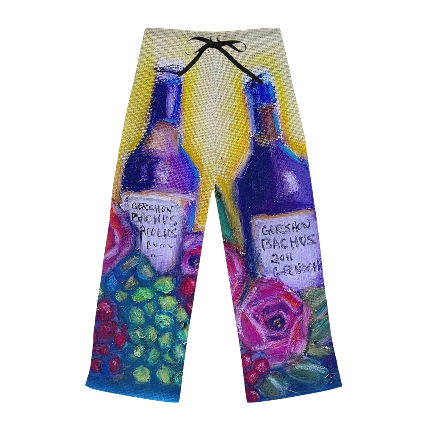 Pajama Pants - GBV Wine and Roses- Women's Pajama Pants