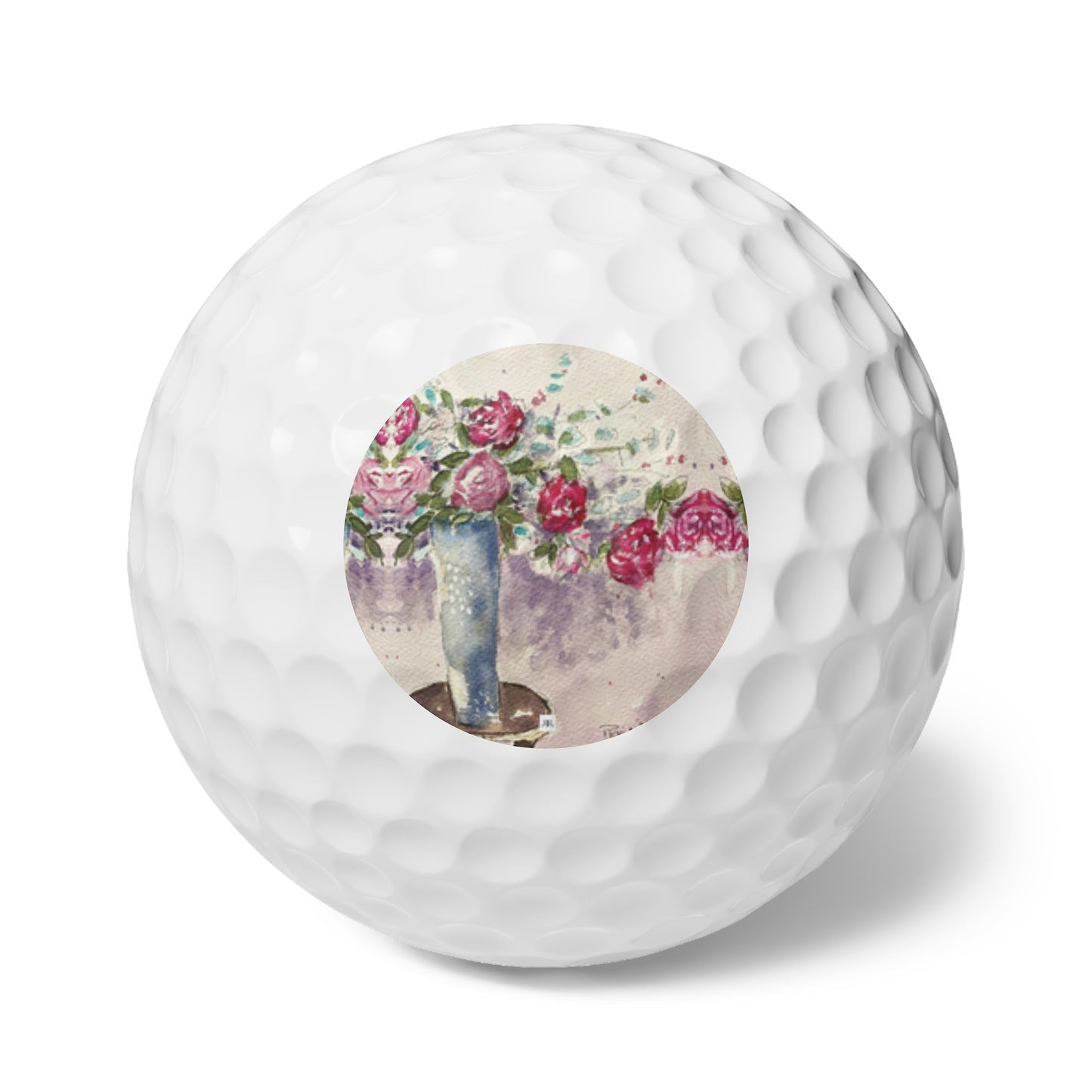 Golf Balls, 6pcs-Roses in the Foyer