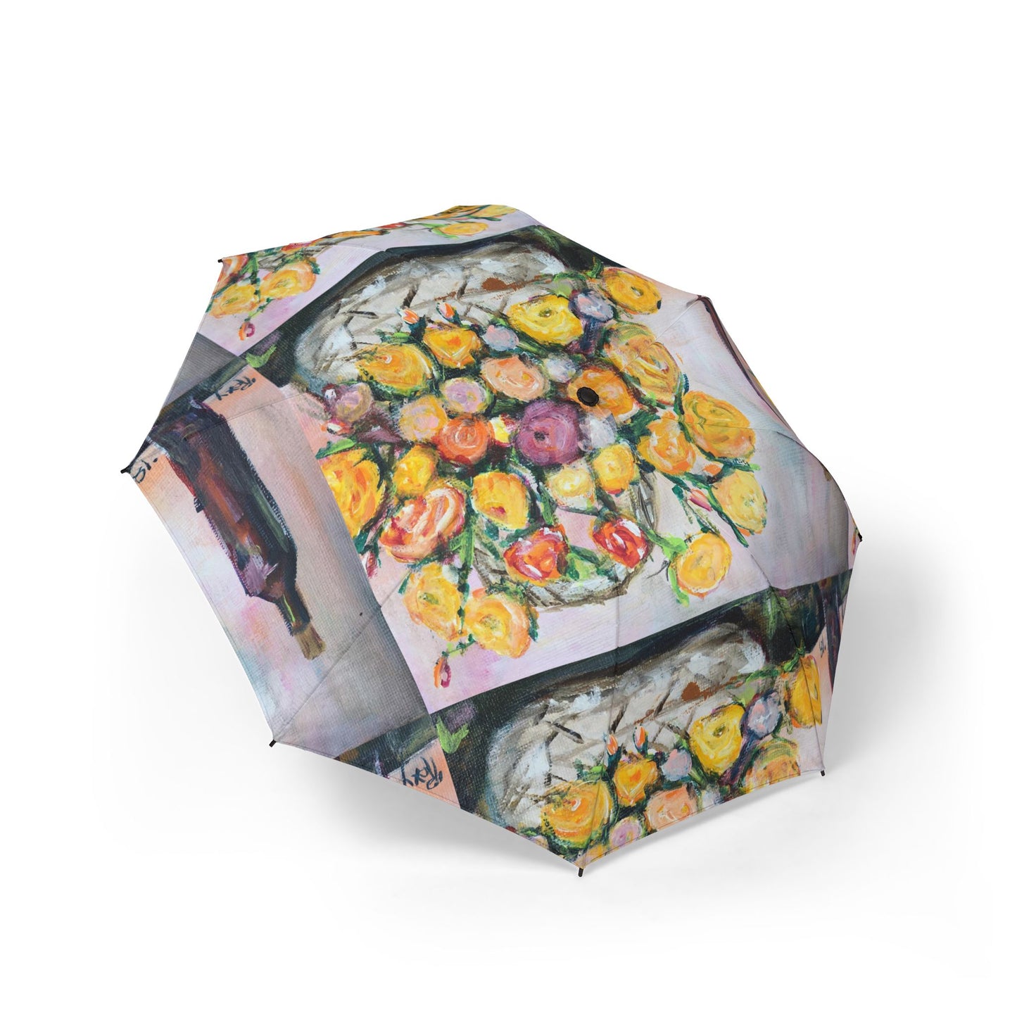 Umbrella- Basket of Yellow Ranunculas