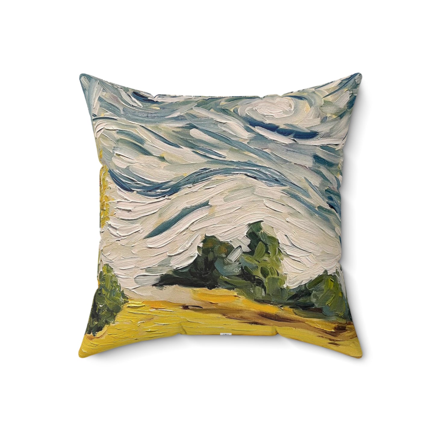 Sunny Day Indoor Spun Polyester Square Pillow