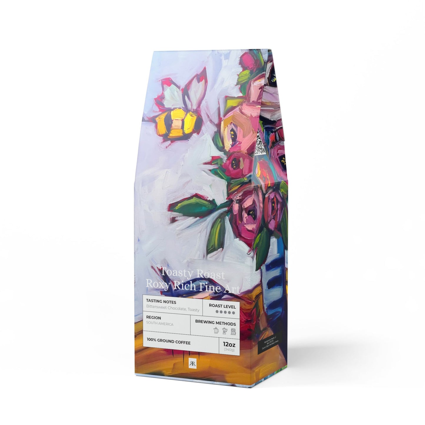 Good Morning!  Bee Blooms- Toasty Roast Coffee 12.0z Bag