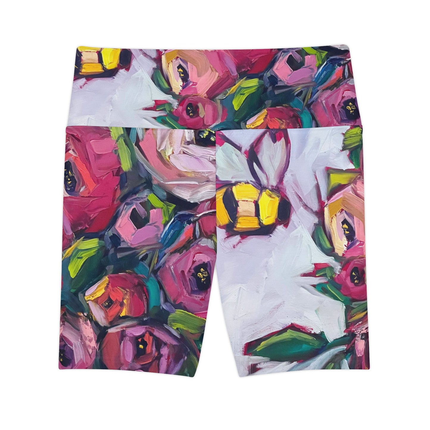 Women's Workout Shorts - Bee Blooms