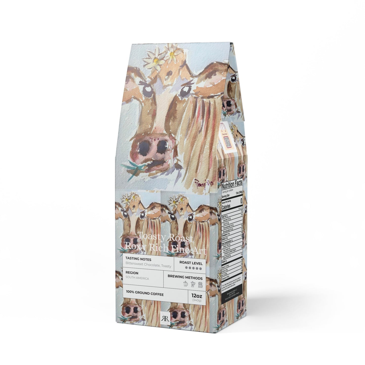 Daisy Mae Cow- Toasty Roast Coffee 12.0z Bag