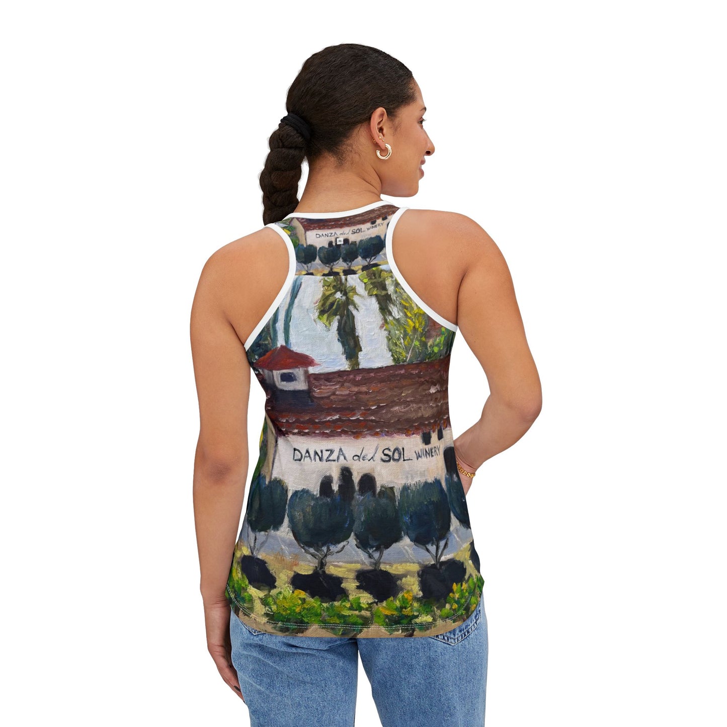 Women's Racerback Tank Top-Danza del Sol-Temecula