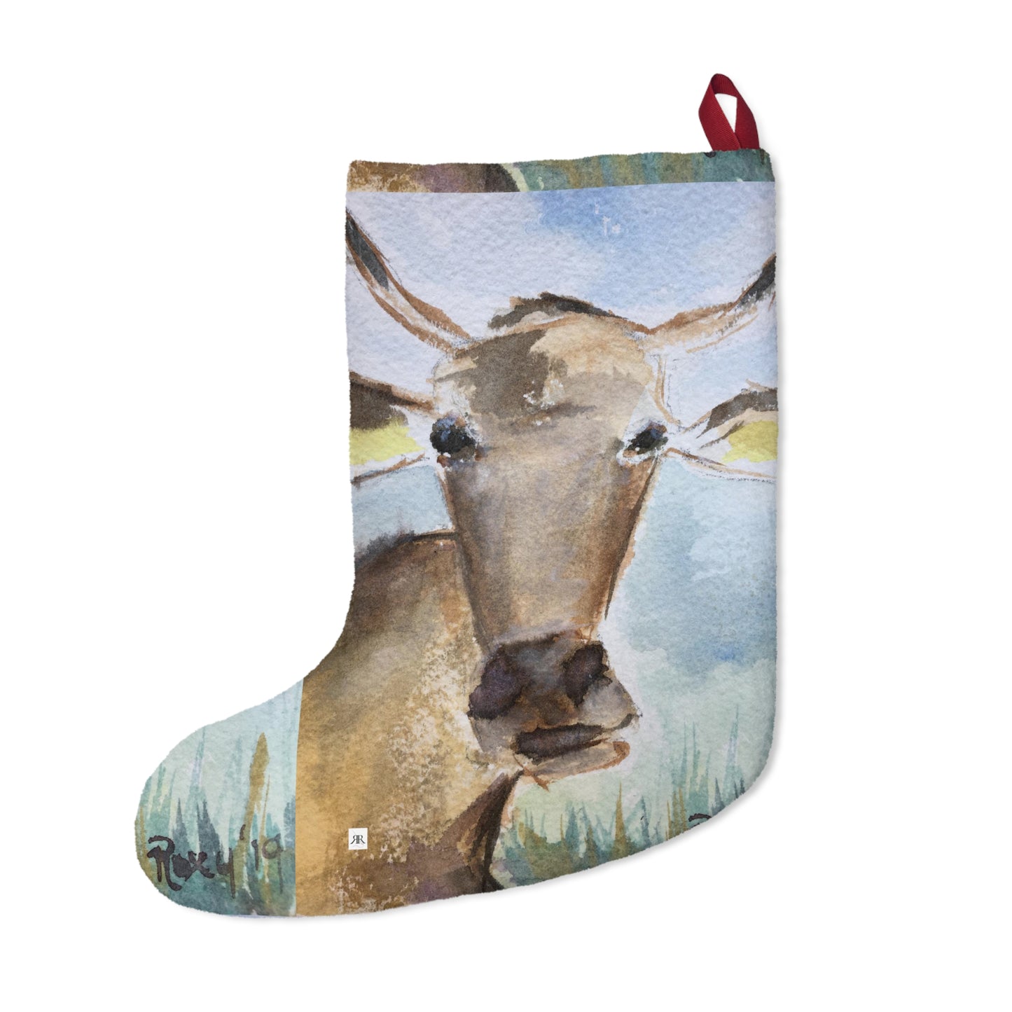 Sunshine Cow Christmas Stocking