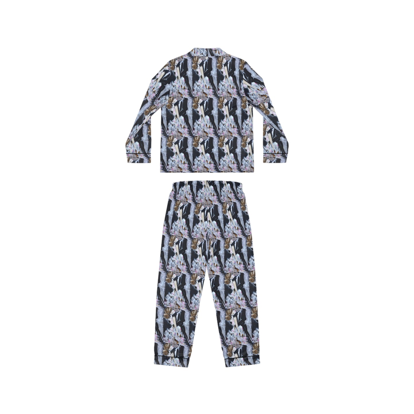 Satin Pajama Set — Romantic Wedding, Anniversary & Bridal Shower Gift-Bride & Groom 'Love'