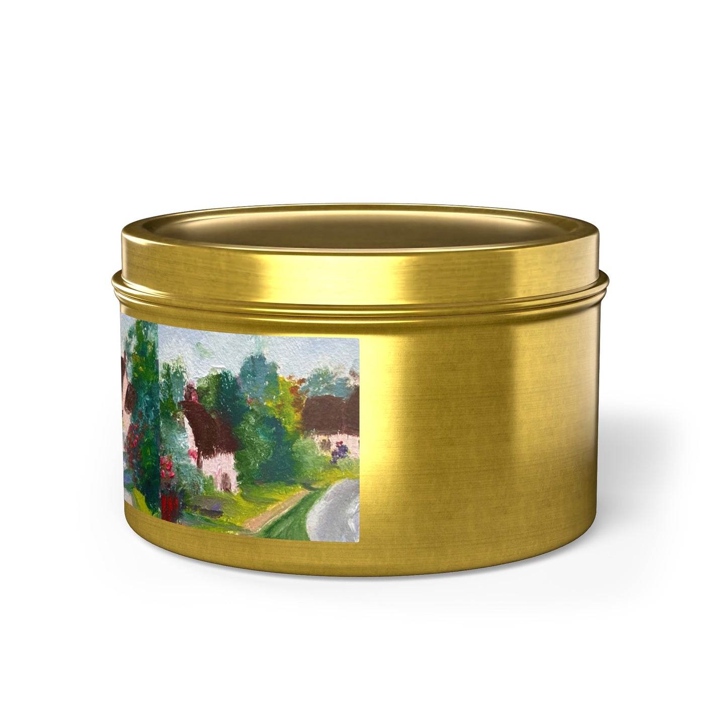 Little Cotswolds Village Tin Candle