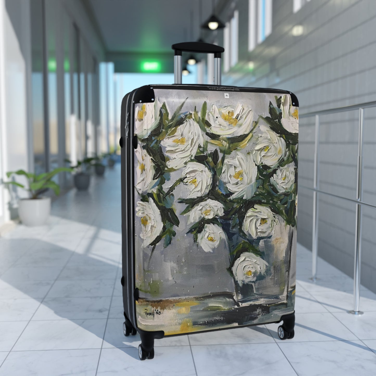 Shabby Gardenias Carry on Suitcase (three sizes)