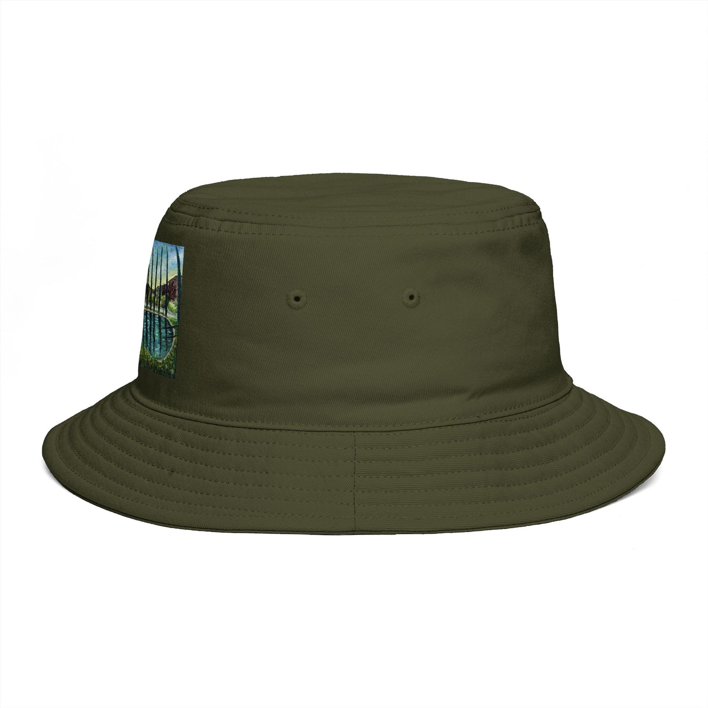 Roxy Rich Fine Art - The Pond at GBV - Bucket Hat — Stylish Durable Travel Hat