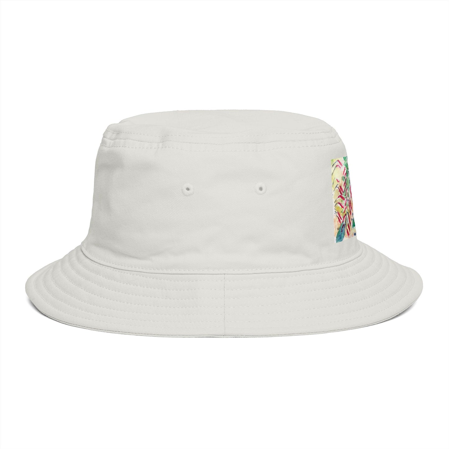 Roxy Rich Fine Art -Hummingbird Garden - Stylish Durable Bucket Hat