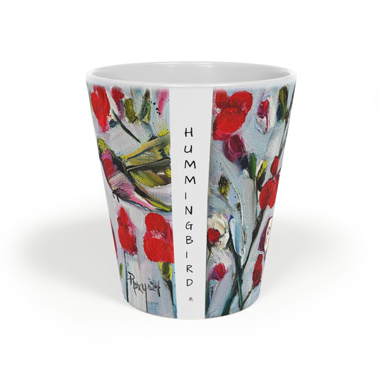 Hotlips Hummingbird Latte Mug, 12oz