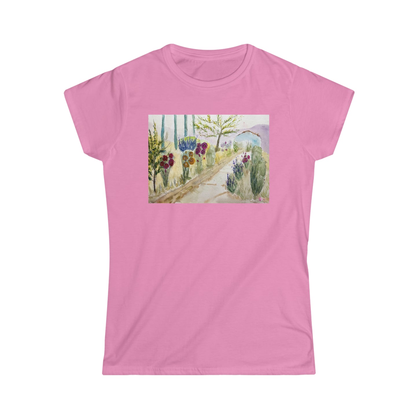 Christina's Garden at Gershon Bachus Vintners T-shirt semi-ajusté softstyle pour femme