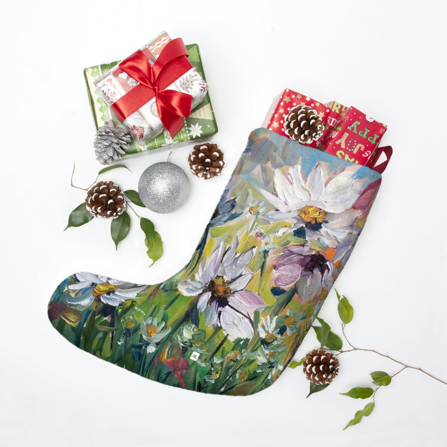 Daisy Garden Christmas Stocking