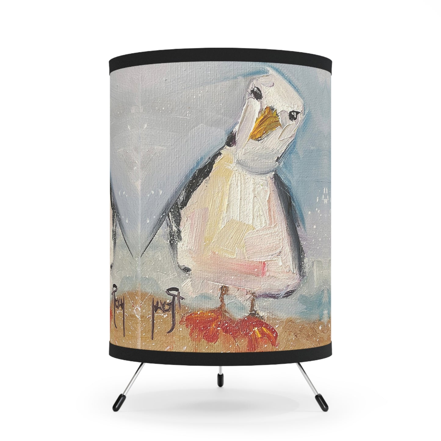 Inquisitive Seagull Tripod Lamp