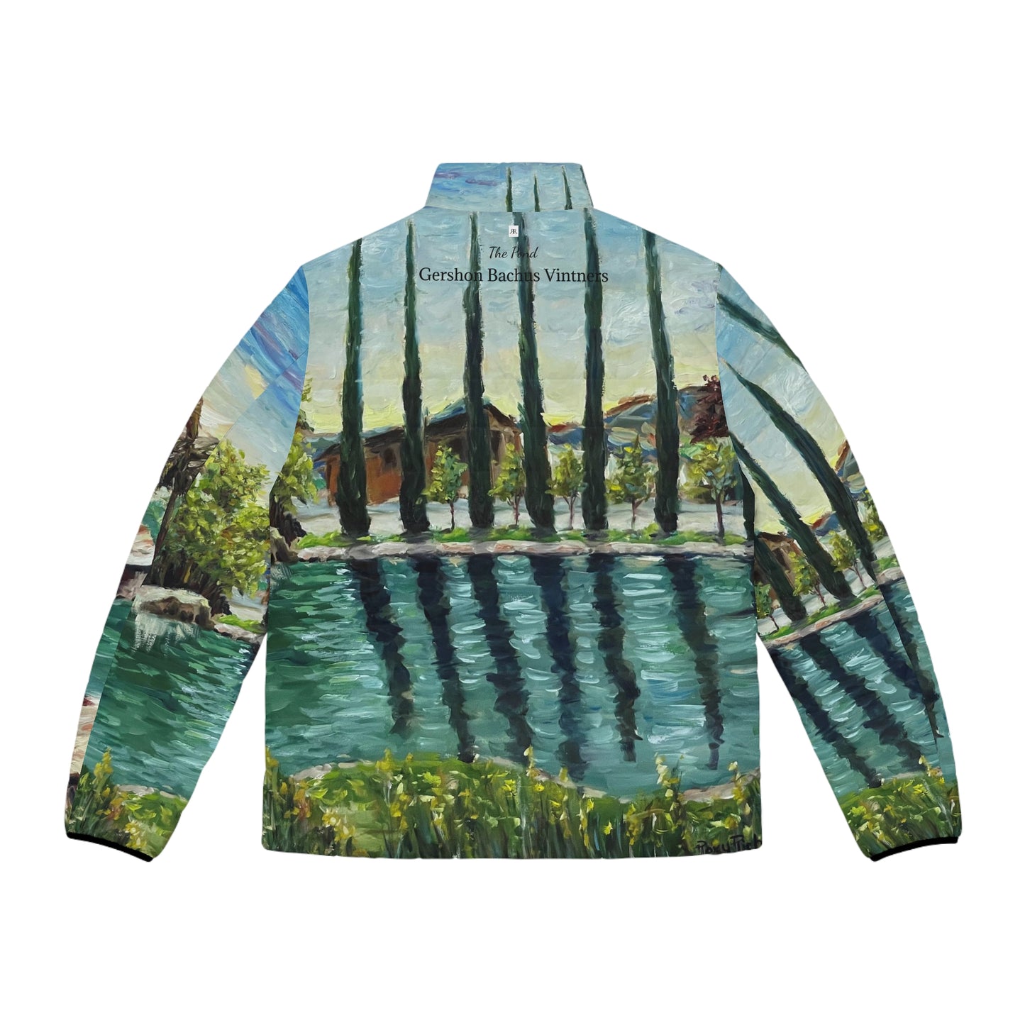 Men's Puffer Jacket - Roxy Rich Art, Unique Bright Colors-The Pond at  GBV