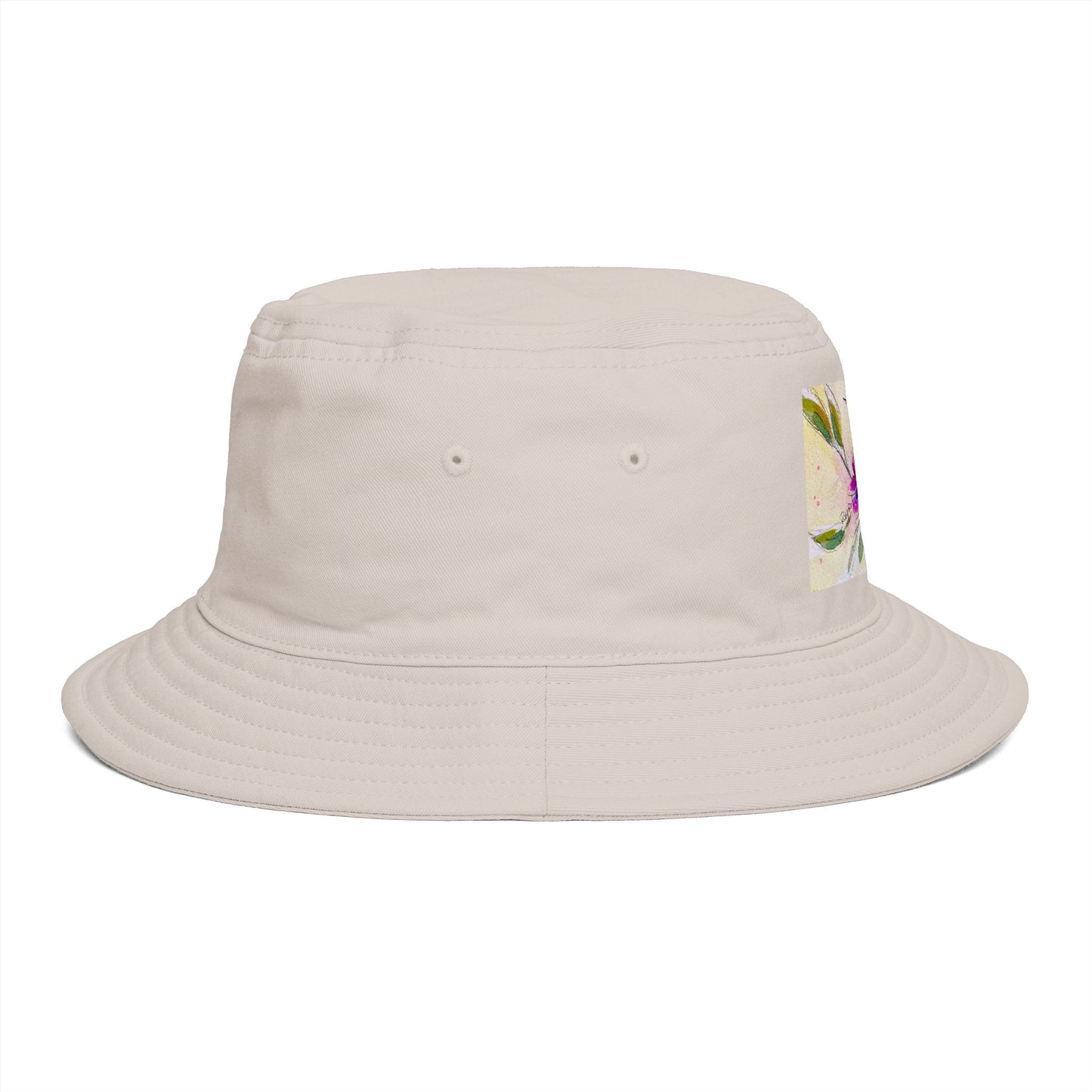 Roxy Rich Fine Art -Flutter Pause Hummingbird- Bucket Hat — Stylish Durable Travel Hat