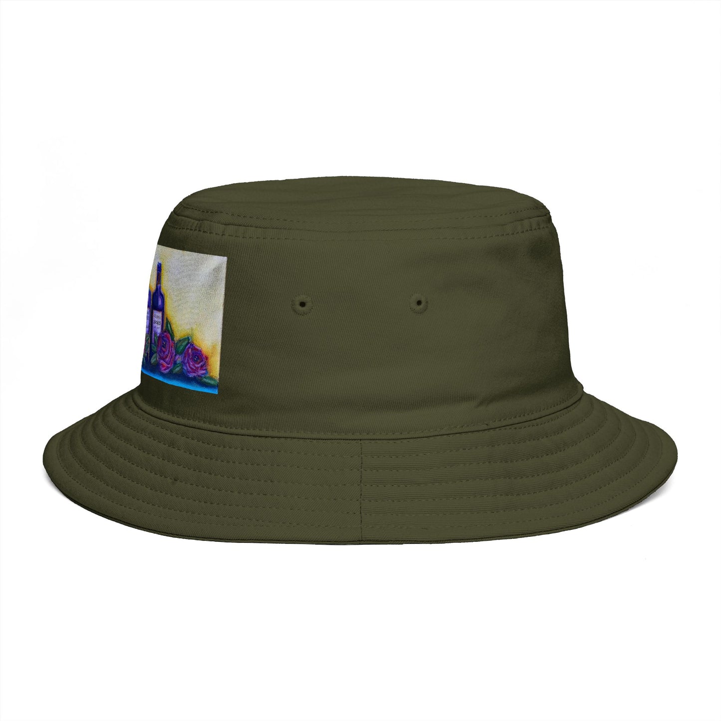 Roxy Rich Fine Art -GBV Wine and Roses - Stylish Durable Bucket Hat