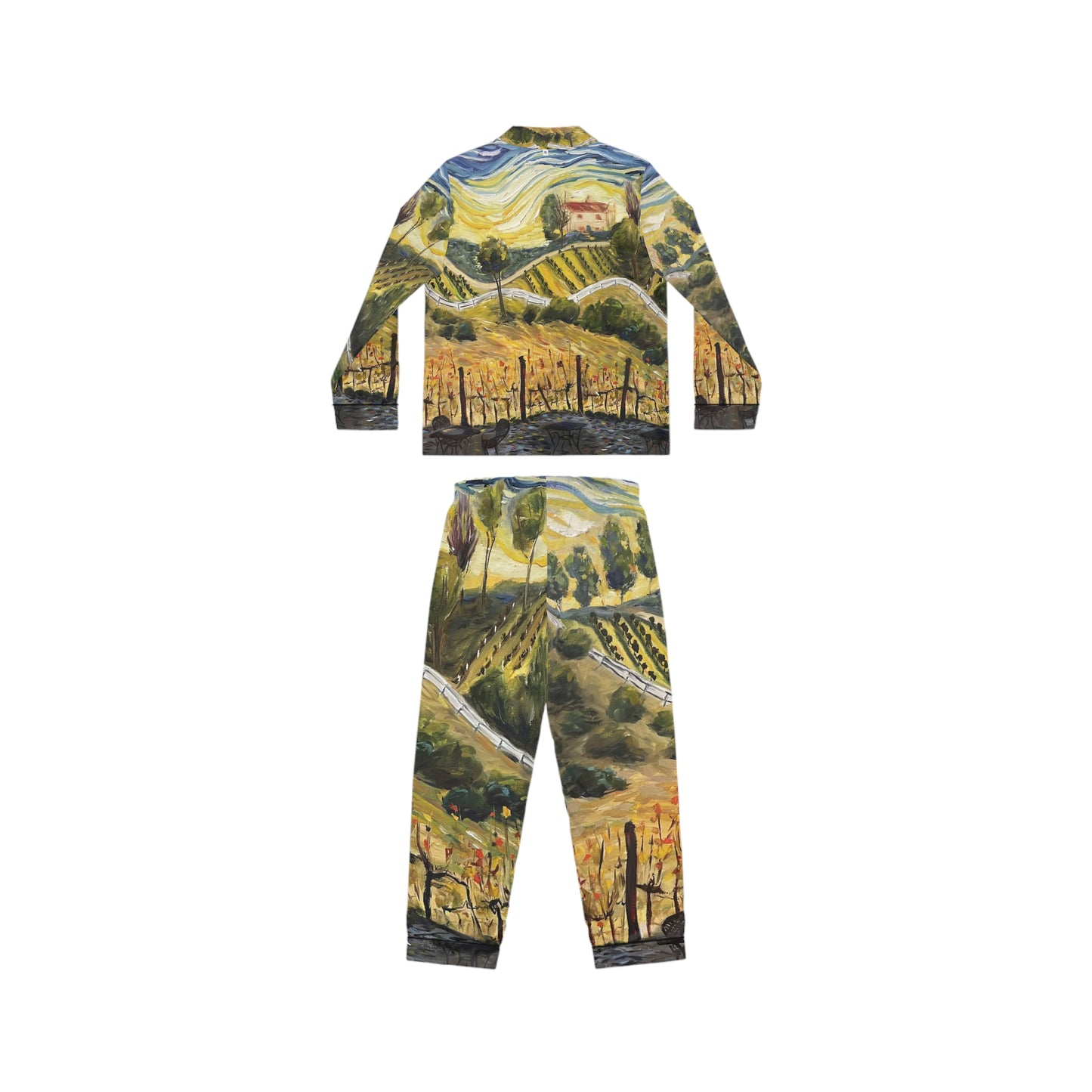 Satin Pajamas - Sunset at the Villa-GBV