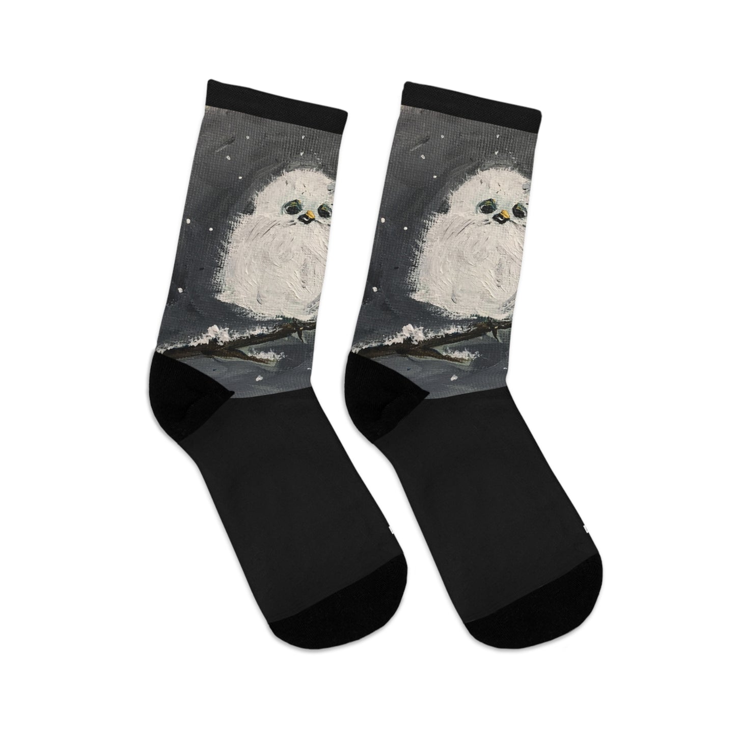 Calcetines Baby Tit Bird en la nieve