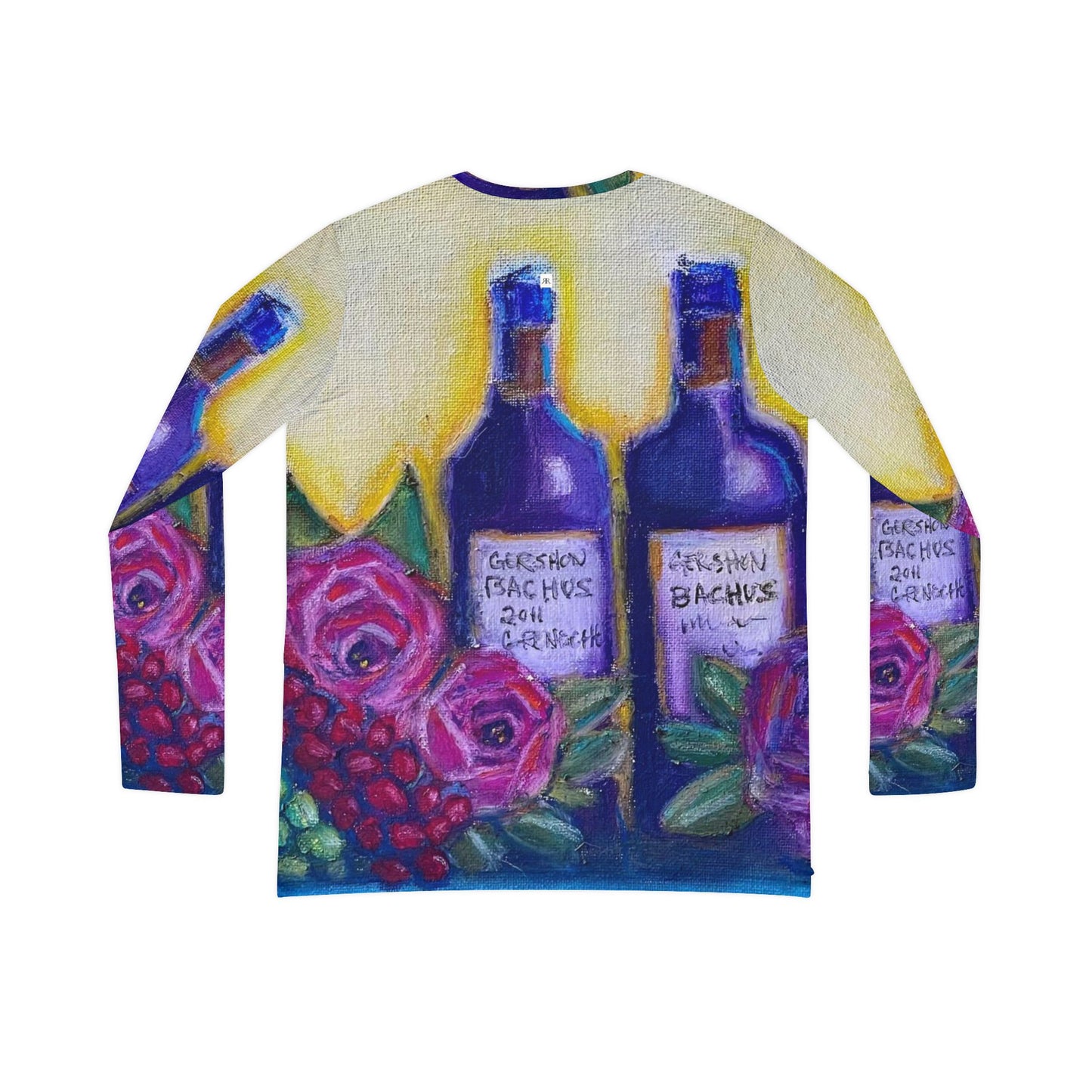 Long Sleeve Shirt-GBV Wine and Roses- V-neck Women's