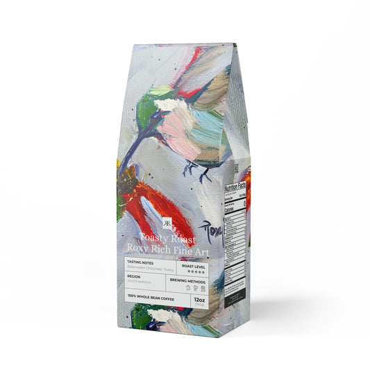 Hummingbird at a Coneflower- Toasty Roast Coffee 12.0z Bag