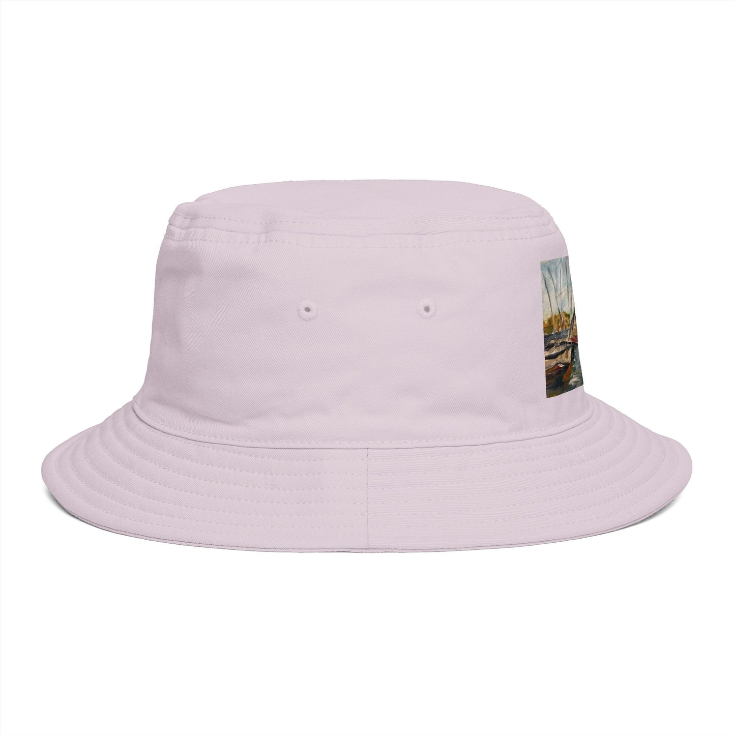 Roxy Rich Fine Art  Harbor Sail- Bucket Hat — Stylish Durable Travel Hat
