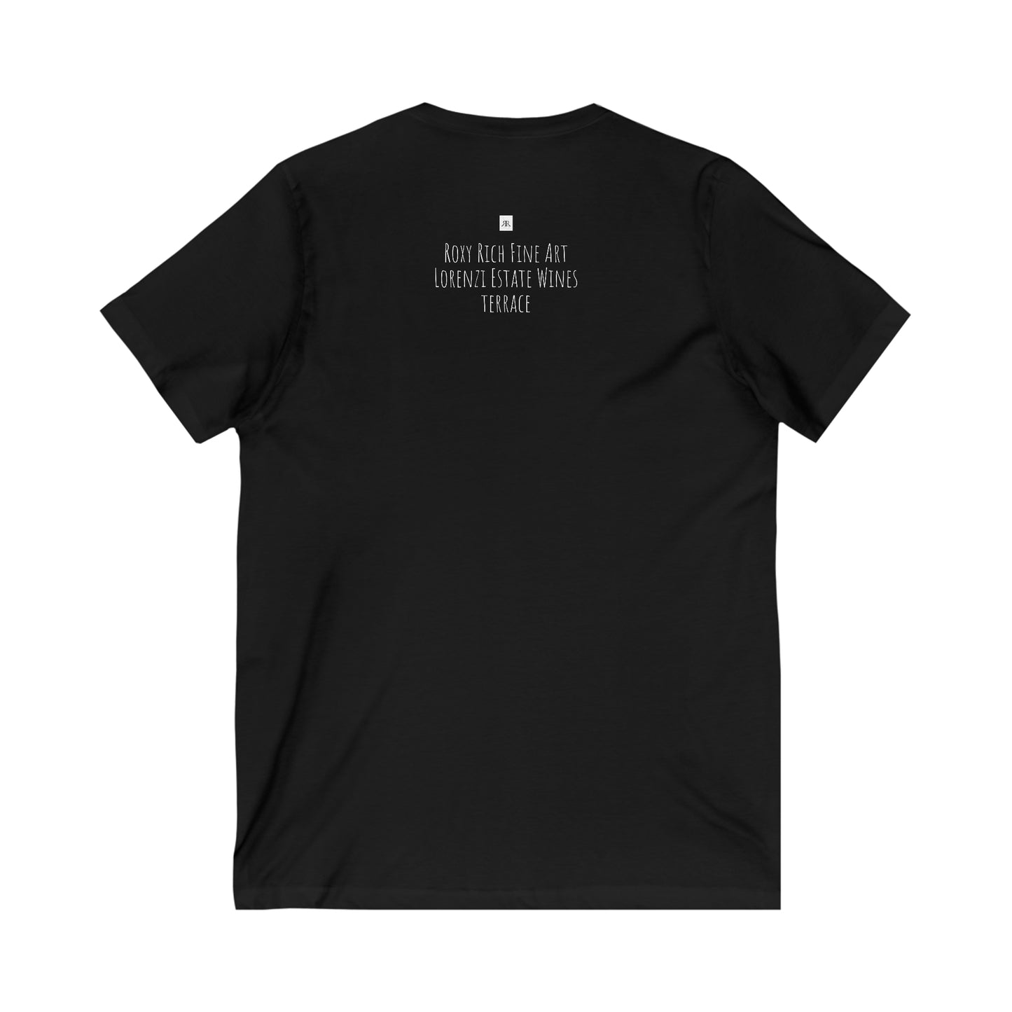 Lorenzi Estate Wines Terrace-Camiseta unisex de manga corta con cuello en V