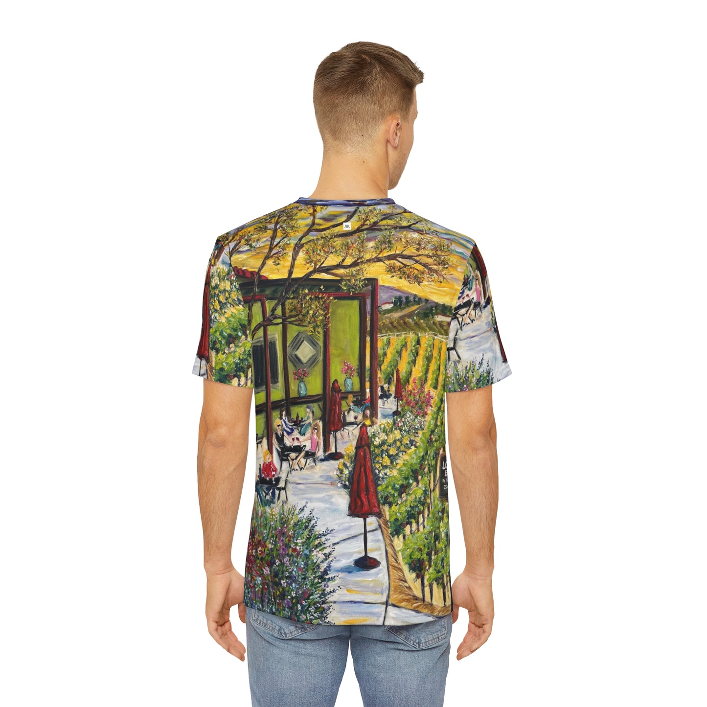 Men's Poly Tee - Lorenzi Estate Terrace