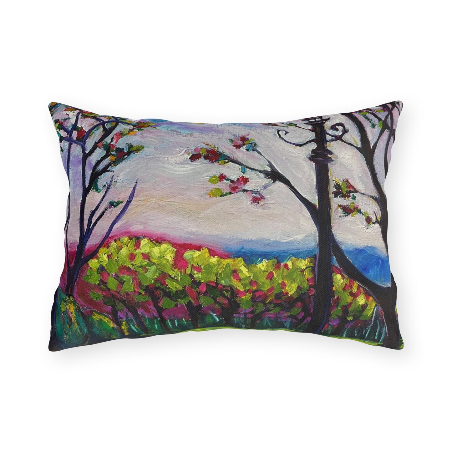 Sundown in Surrey at Stanhill Court Outdoor Pillows