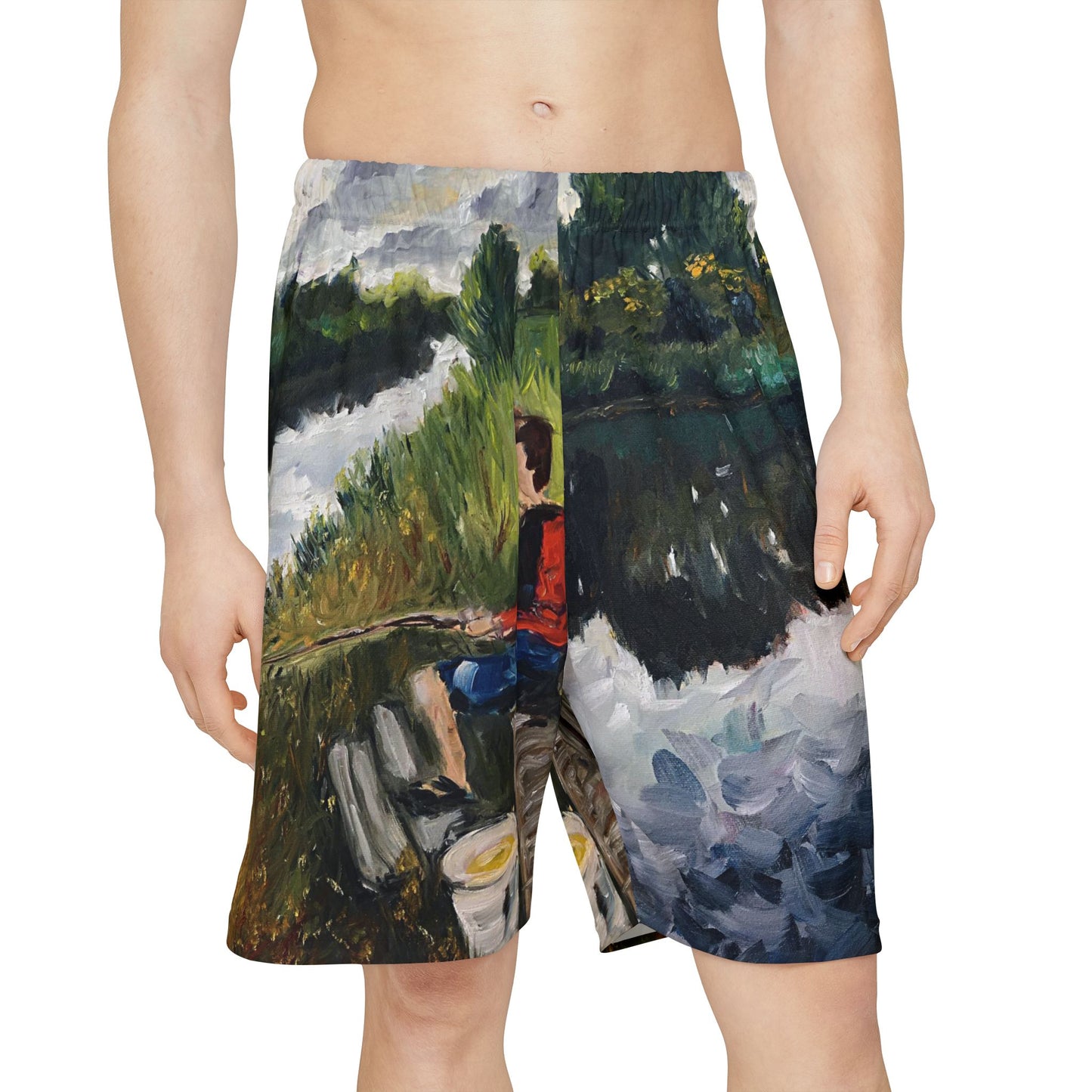 Men’s Sports Shorts - Fishing in Groningen