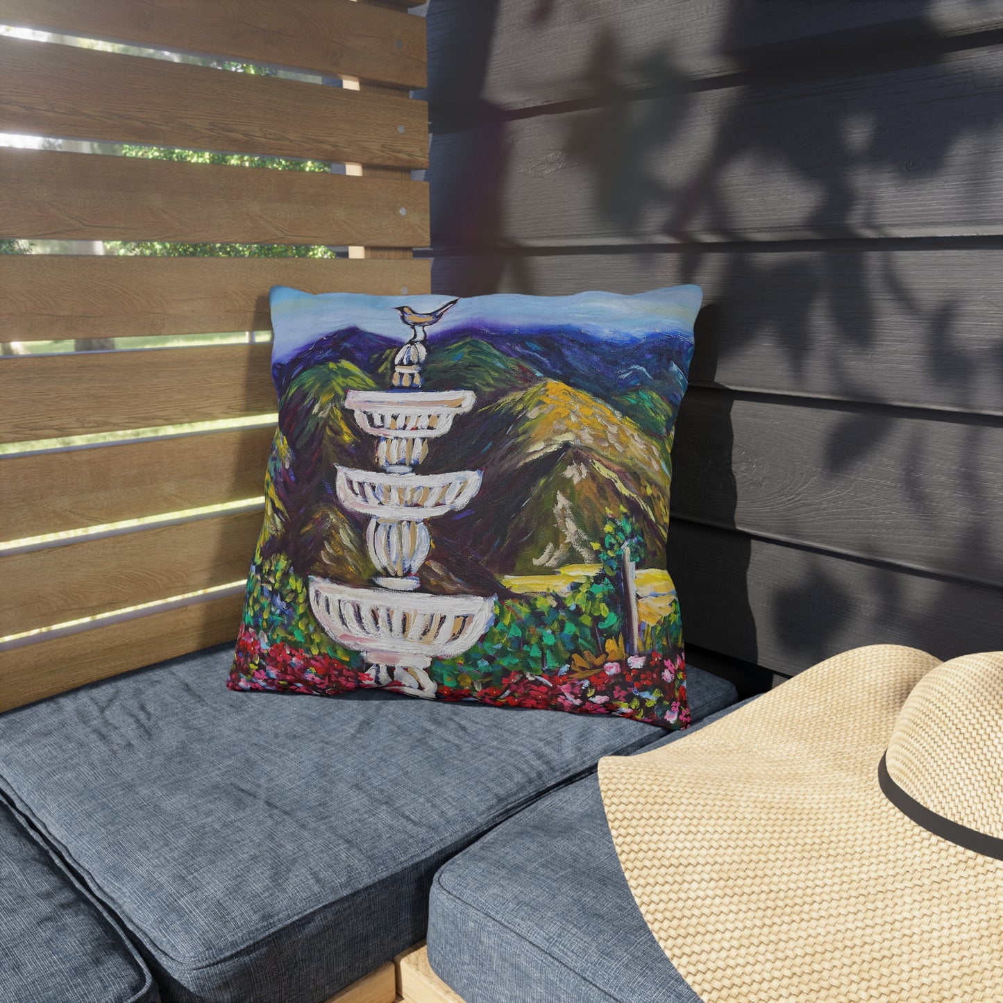 Fountain Vista at GBV Outdoor Pillows