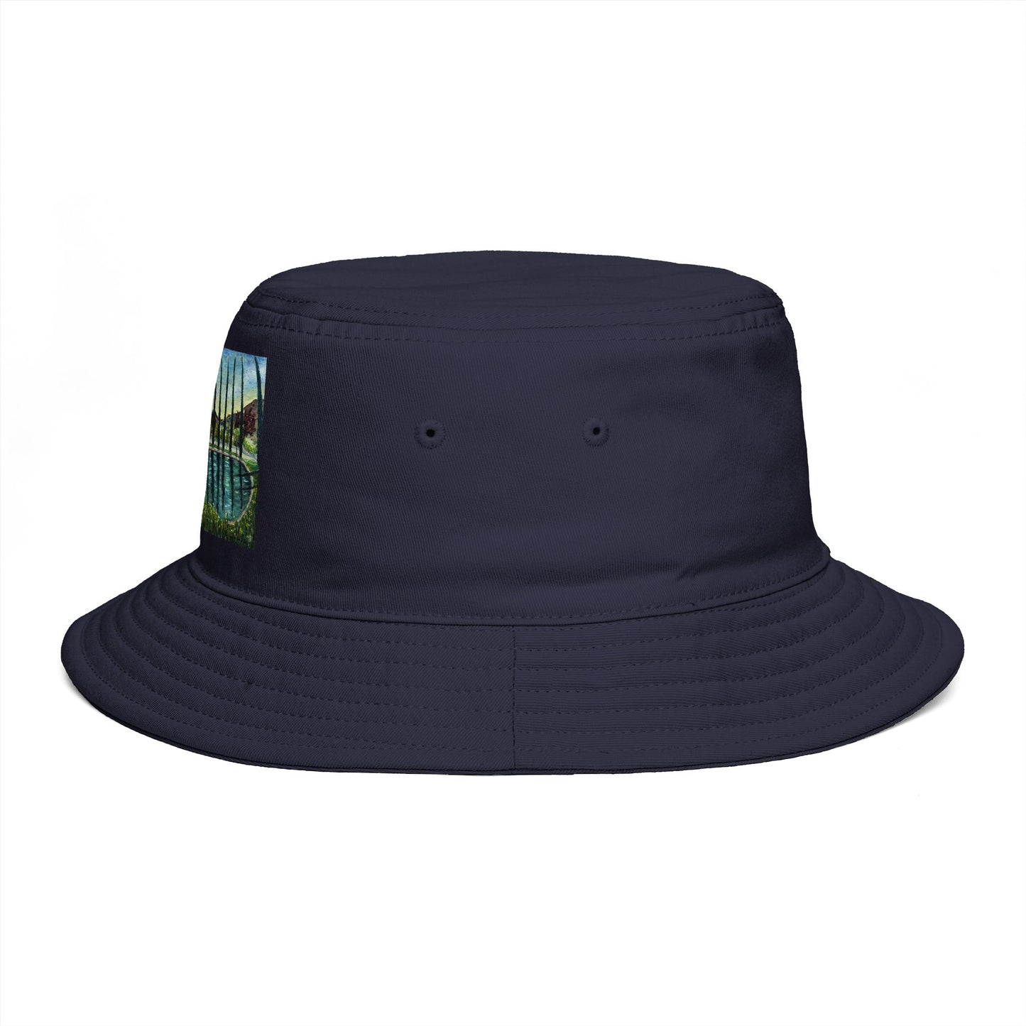 Roxy Rich Fine Art - The Pond at GBV - Bucket Hat — Stylish Durable Travel Hat