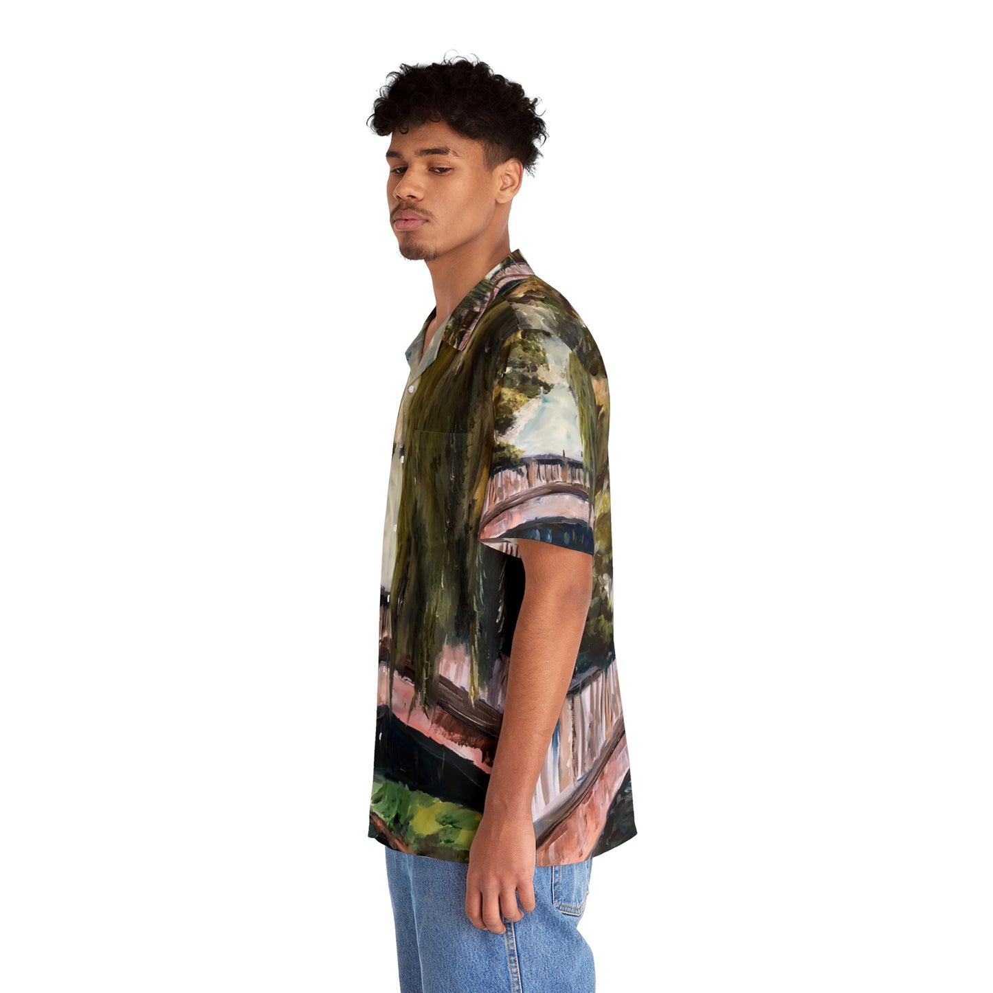 Bridge to Dorking Camisa hawaiana para hombre