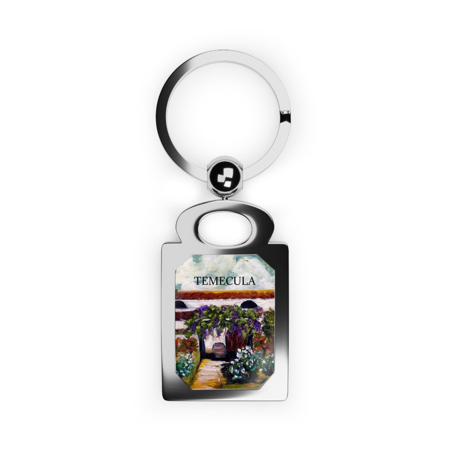 Somerset Winery Temecula Rectangle Photo Keyring