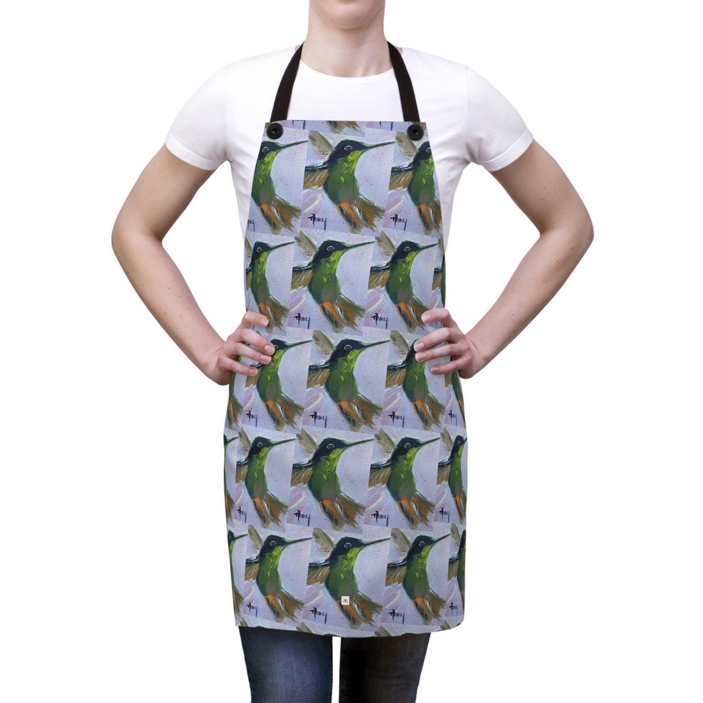 Happy in Flight Repetitive Pattern Apron